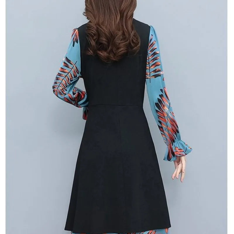 Herbst/Winter Rollkragenkleid