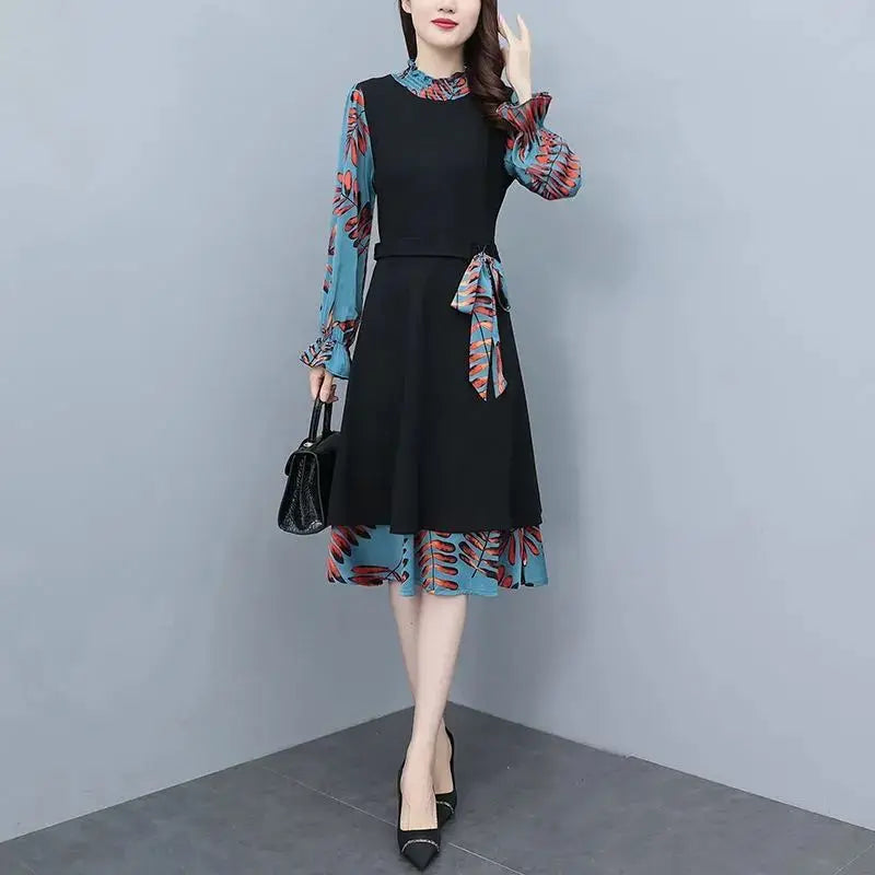 Herbst/Winter Rollkragenkleid